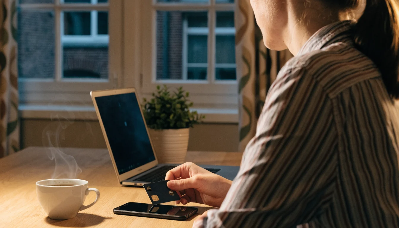 Nederlander betaalt online met bankpas en telefoon bij een betrouwbaar casino