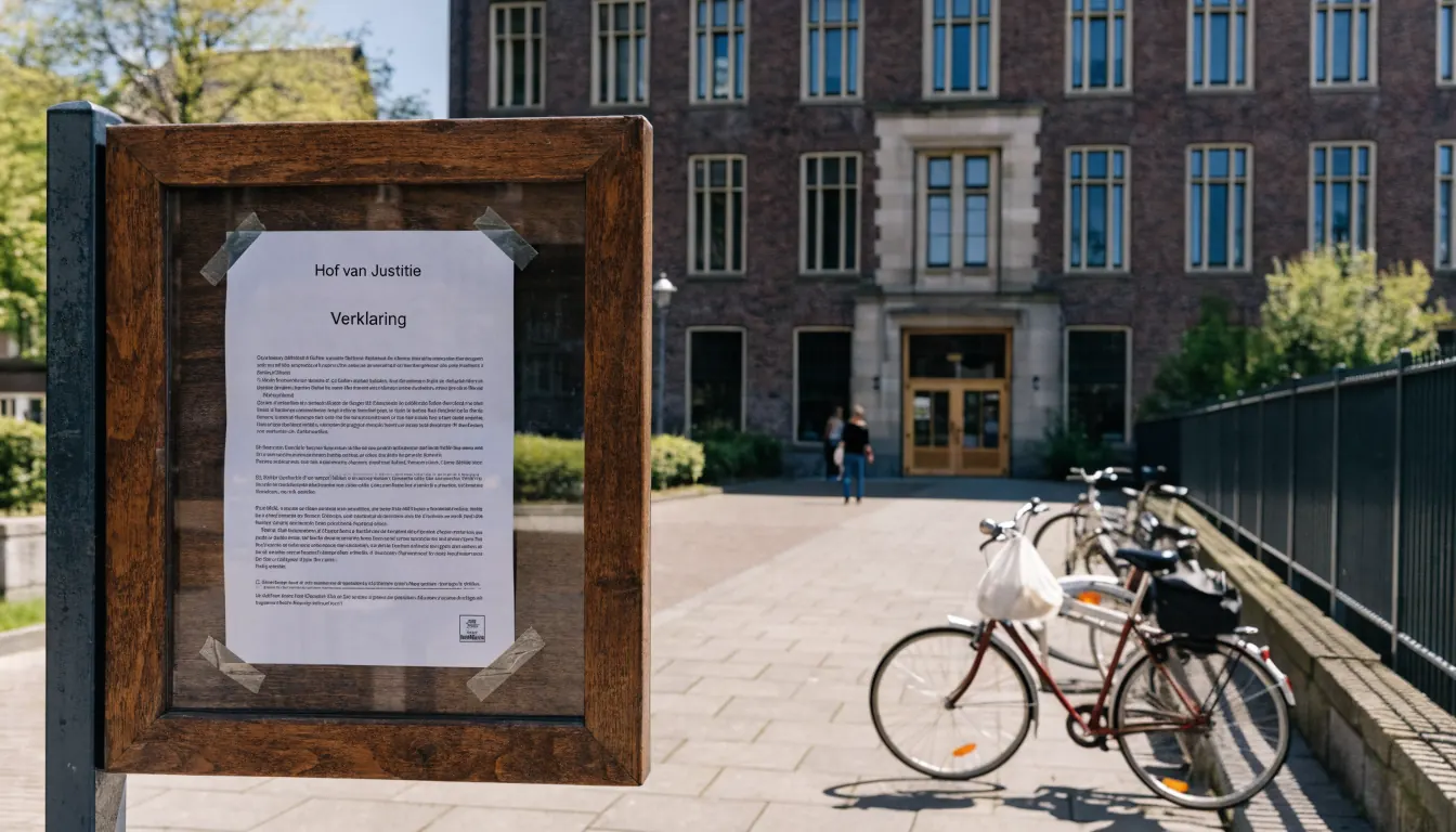 Rechtbank en bekendmaking over illegale aanbieders.